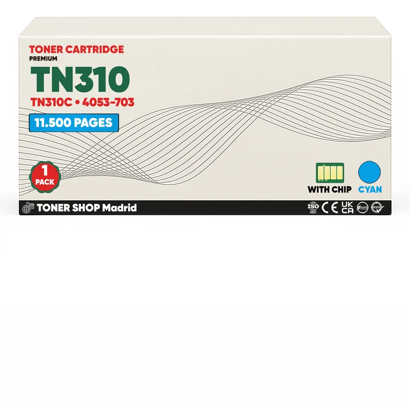 BDink Tóner Compatible Konica Minolta TN310 (3 Pack) Amarillo Magenta Cian