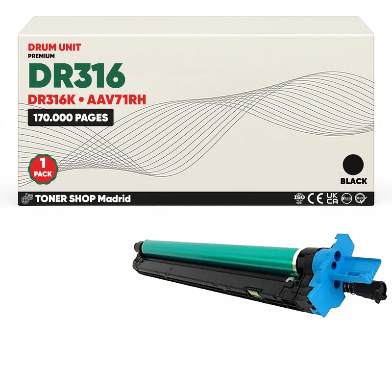 BDink Tambor de Imagen Compatible Konica Minolta DR316 / AAV70RD CMYK (Drum)