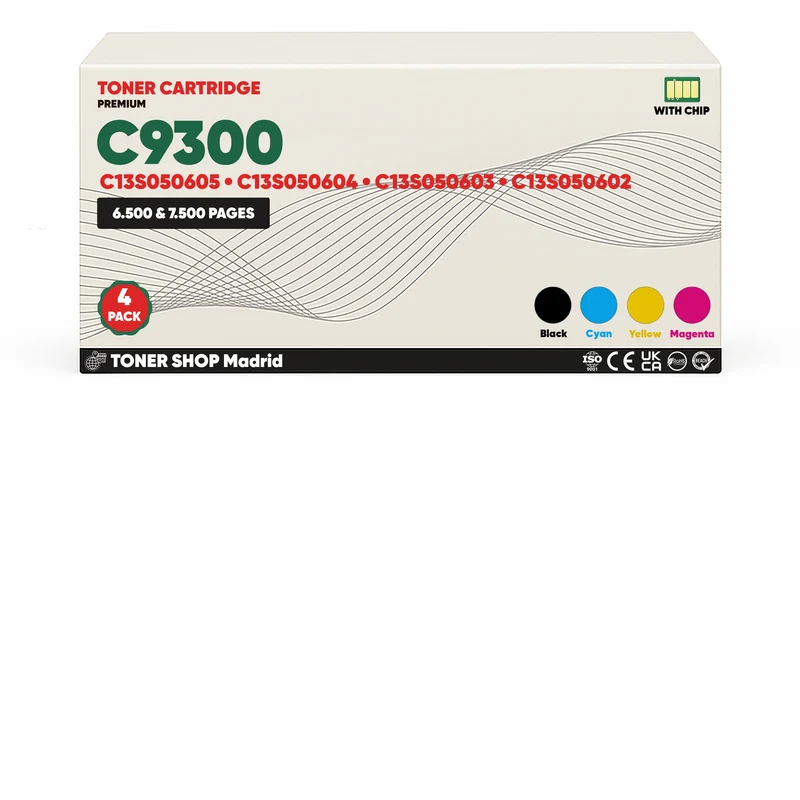 BDink Tóner Compatible Epson C9300 (Pack 4 CMYK)