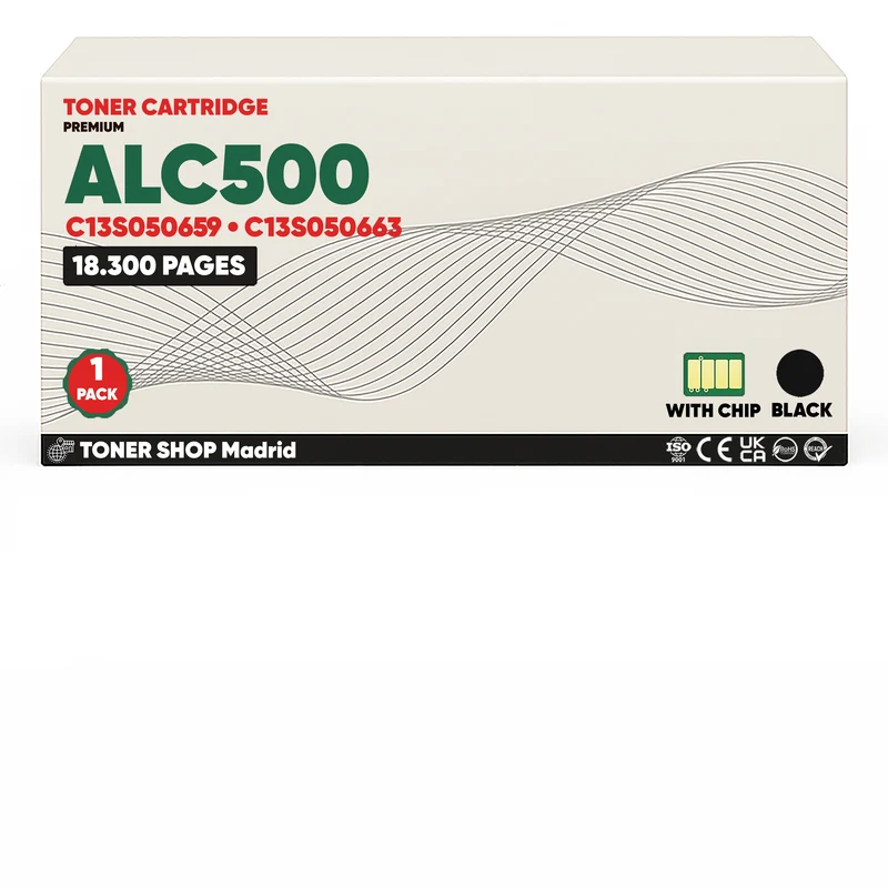 BDink Cartuchos Tóner Compatible Epson ALC500 CMYK (Pack 3)