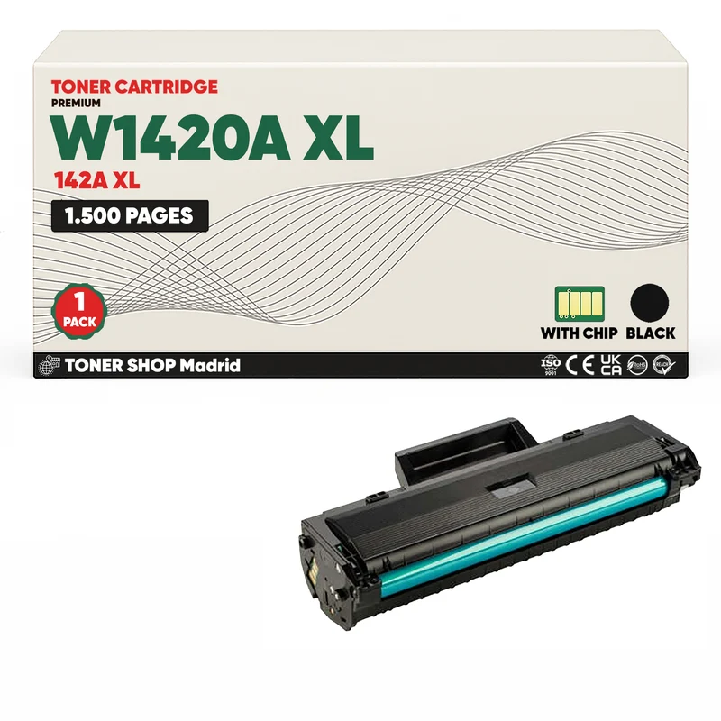 BDink Tóner Compatible HP 142A XL Negro W1420A (NO HP+)