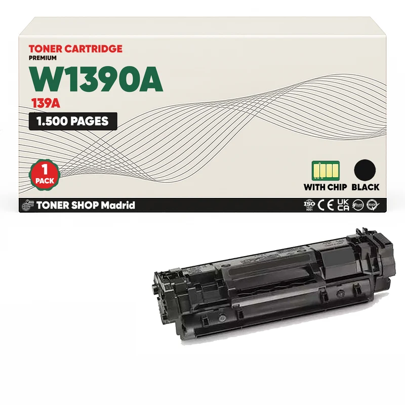 BDink Tóner Compatible HP 139A Negro W1390A