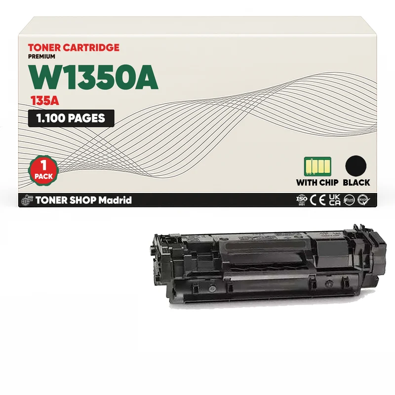 BDink Tóner Compatible HP 135A Negro W1350A (No HP+ / Serie E)