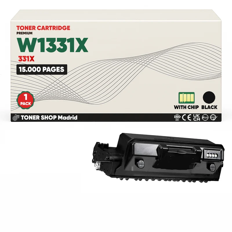 BDink Tóner Compatible HP 331X Negro W1331X (Alta Capacidad)