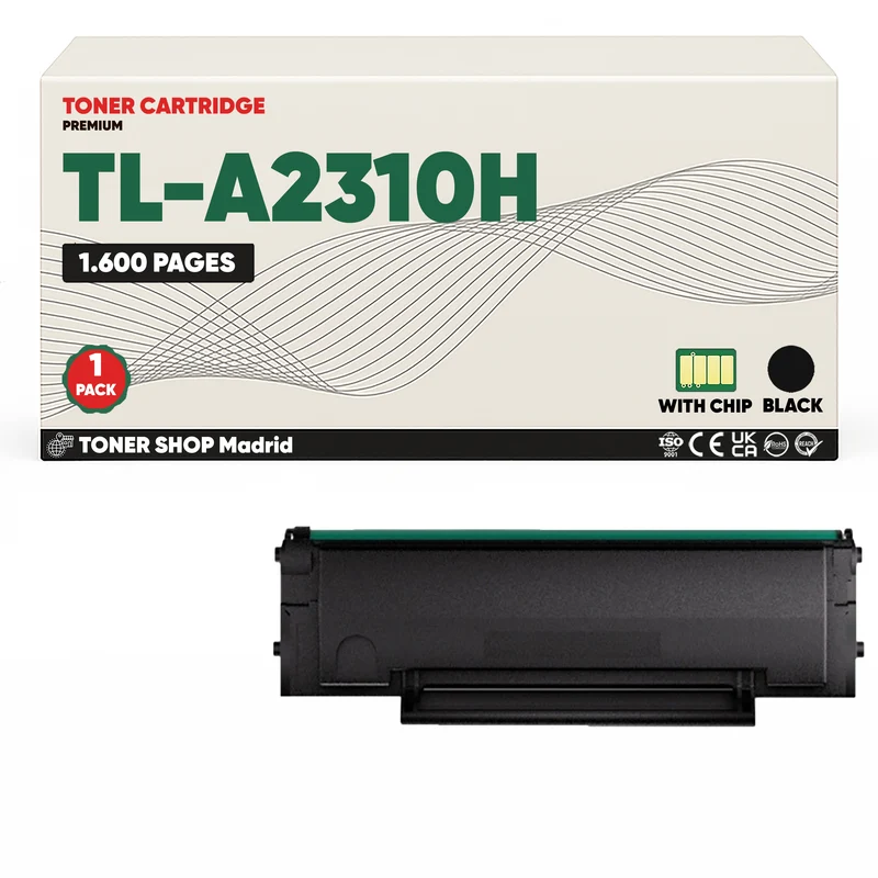 BDink Cartucho Tóner Compatible Pantum TL-A2310H Negro