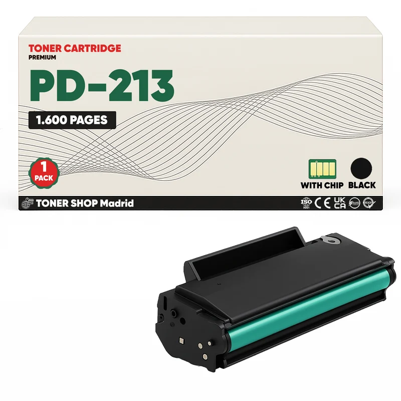 BDink Cartucho Tóner Compatible Pantum PD213 Negro