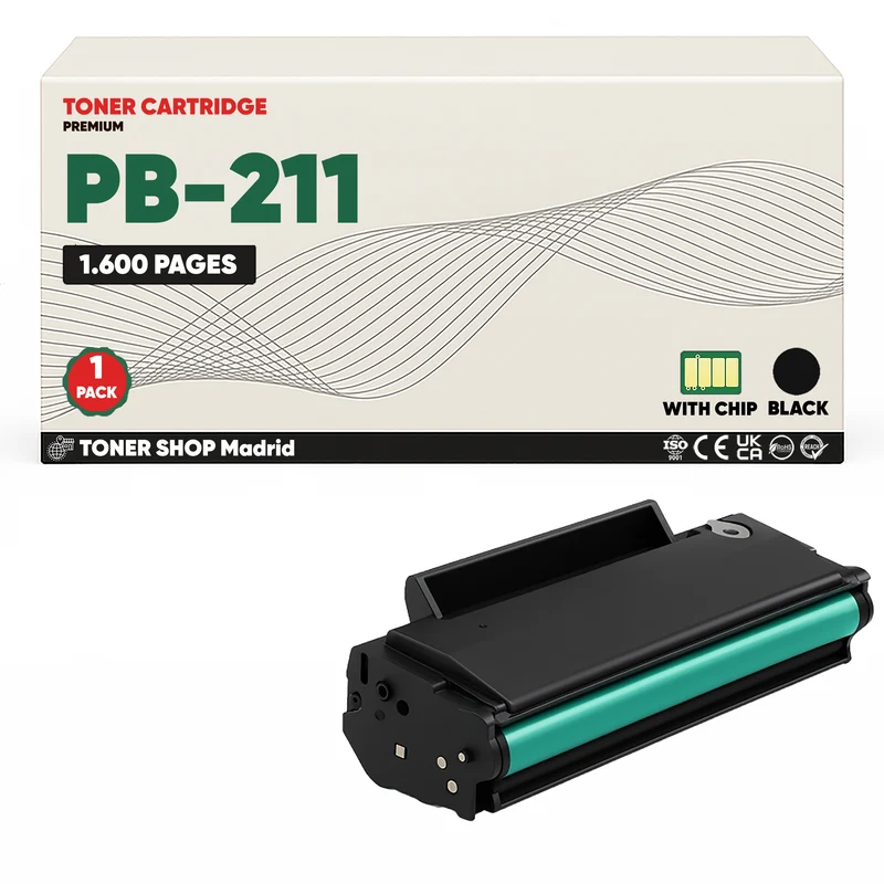 BDink Cartucho Tóner Compatible Pantum PB211 Negro