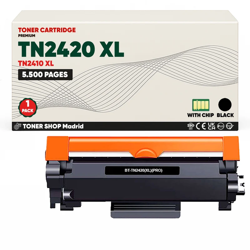 BDink Tóner Compatible Brother TN2420 XL Negro