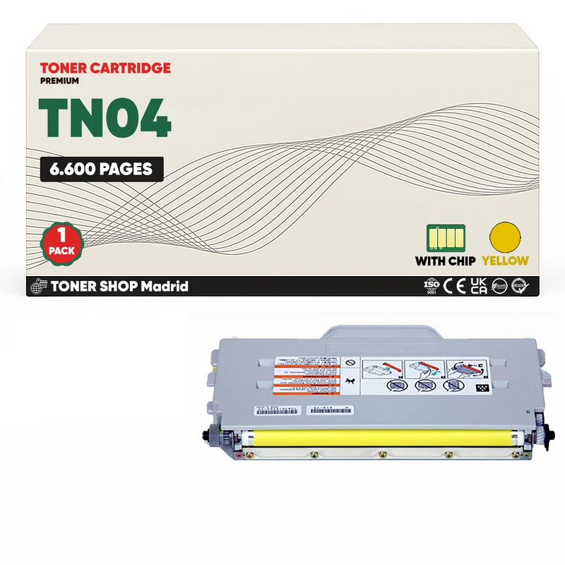 BDink Cartucho de Toner Compatible Brother TN04 (2 Pack) Magenta Amarillo