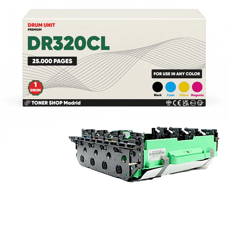 BDink Tambor de Imagen Compatible Brother DR320CL (4 Colores) Drum