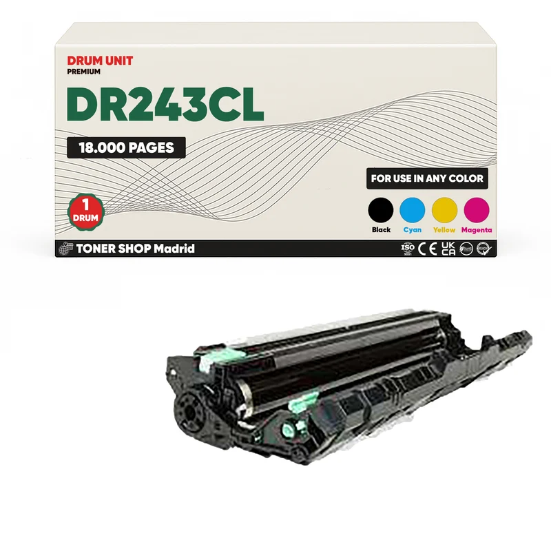 BDink Tambor de Imagen Compatible Brother DR243CL (4 Colores)
