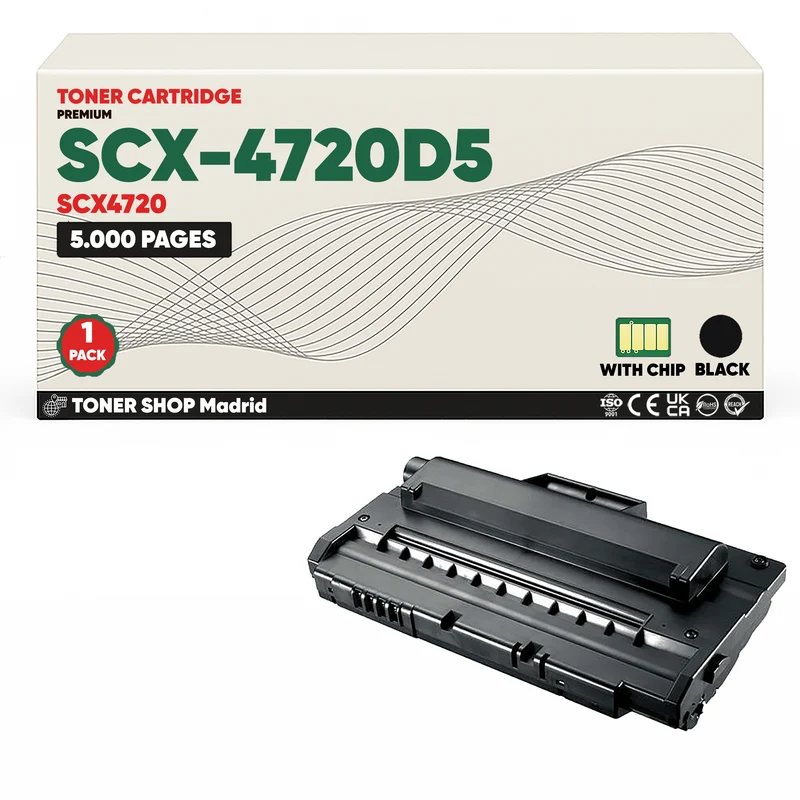 BDink Cartucho de Toner Compatible Samsung SCX-4720D5 Negro