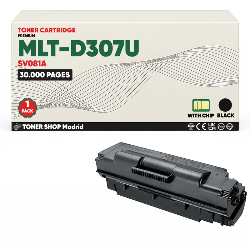 BDink Cartucho de Toner Compatible Samsung MLT-D307U Negro