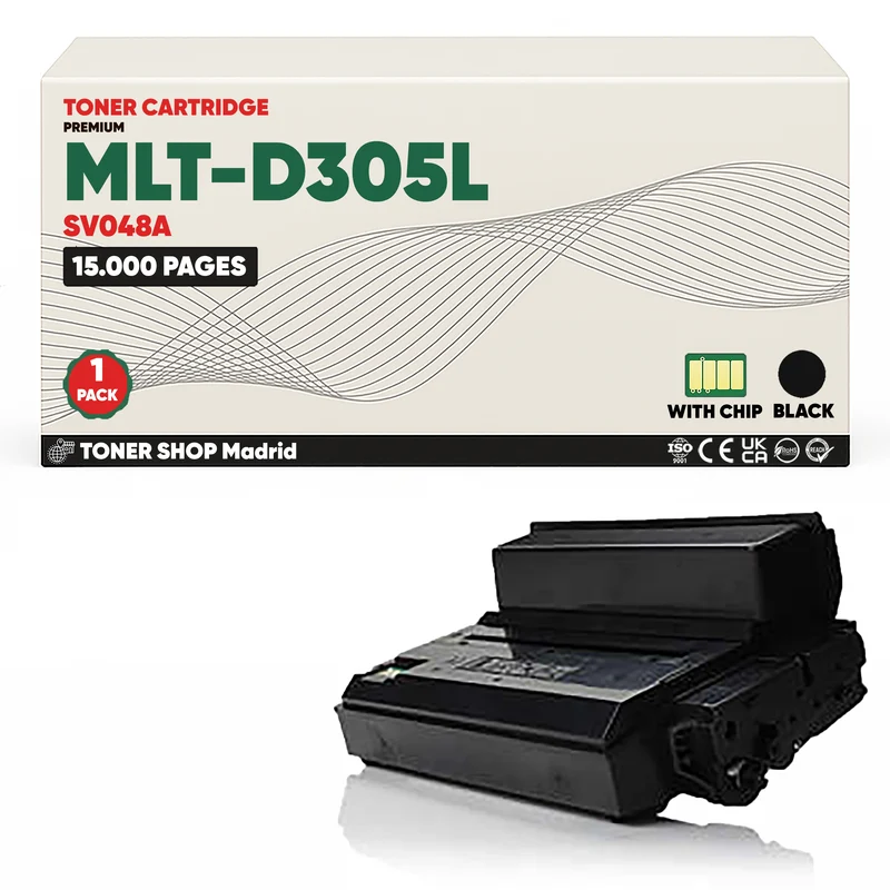 BDink Cartucho de Toner Compatible Samsung MLT-D305L Negro