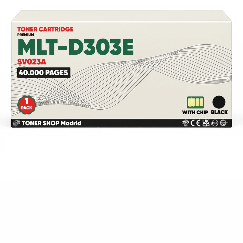 BDink Cartucho de Toner Compatible Samsung MLT-D303E Negro