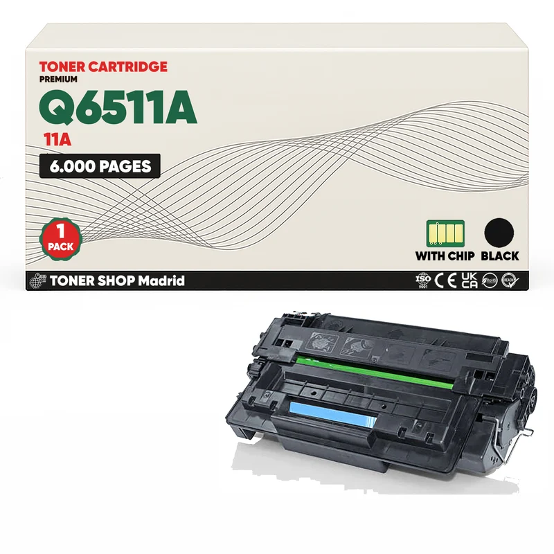BDink Cartucho Tóner Compatible HP 11A Negro