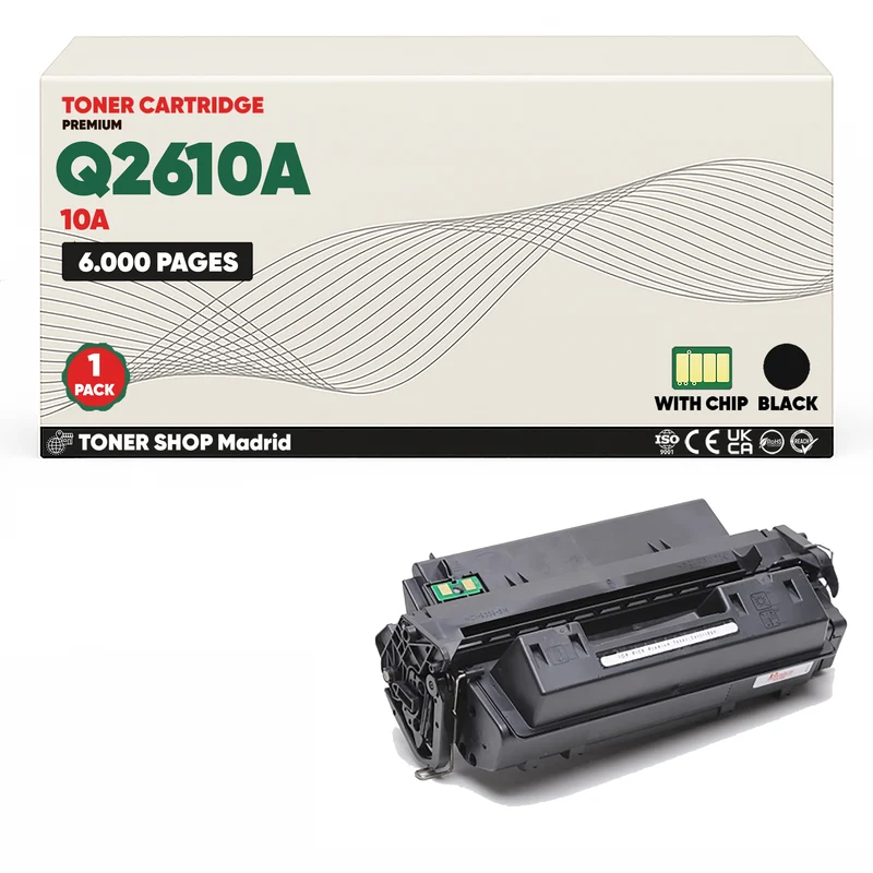 BDink Cartucho Tóner Compatible HP 10A Negro Q2610A