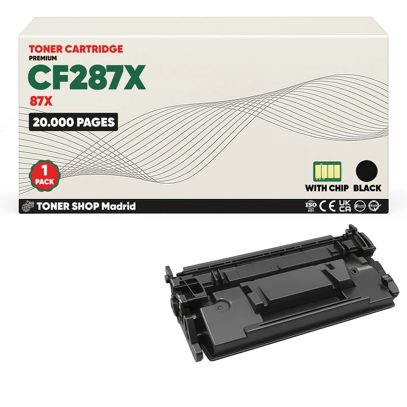 BDink Cartucho Tóner Compatible HP 87X / CF287X Negro