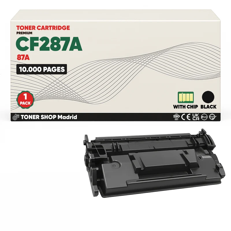 BDink Cartucho Tóner Compatible HP 87A / CF287A Negro