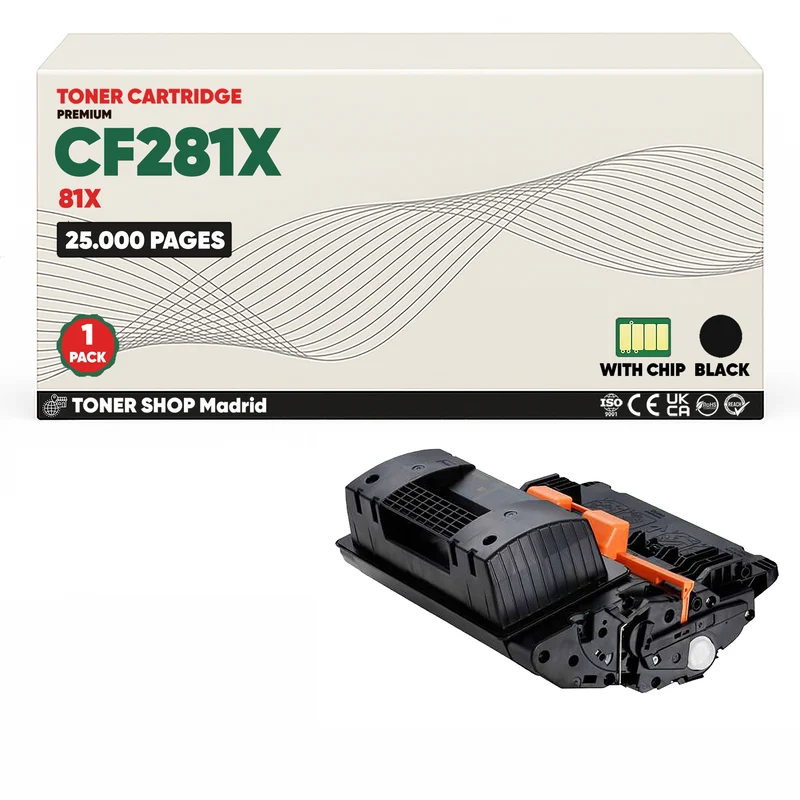 BDink Cartucho Tóner Compatible HP 81X / CF281X Negro