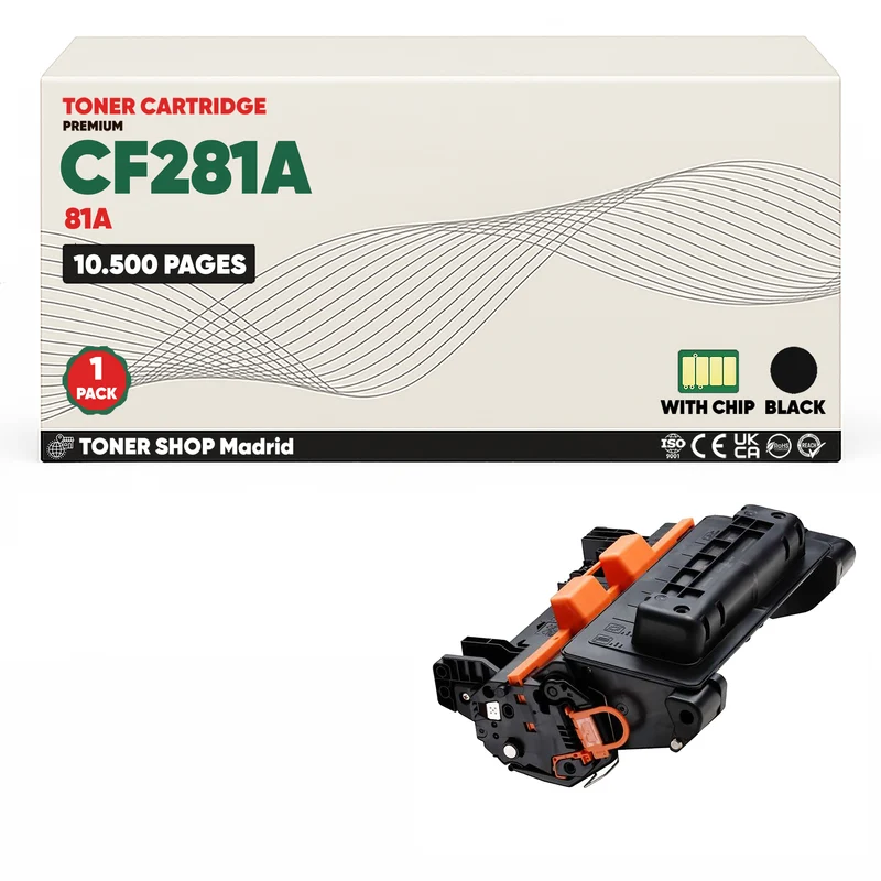 BDink Cartucho Tóner Compatible HP 81A / CF281A Negro
