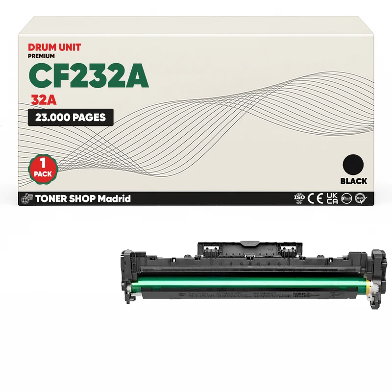 BDink Tambor de Imagen Compatible HP CF232A Negro - Reemplaza 32A (Drum)
