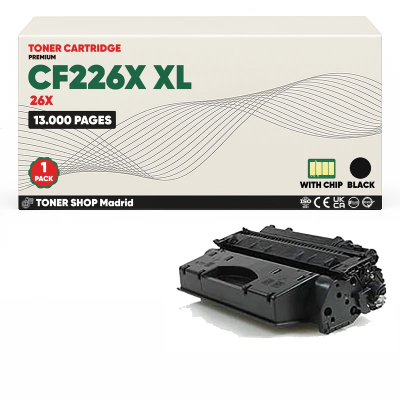 BDink Cartucho Tóner Compatible HP 26X / CF226X XL Negro