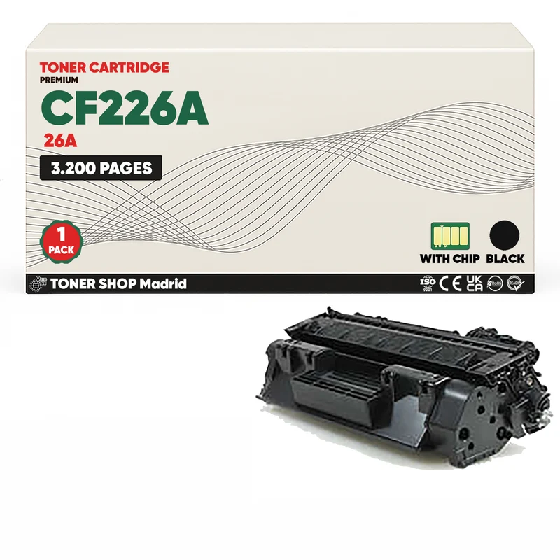 BDink Cartucho Tóner Compatible HP 26A / CF226A Negro