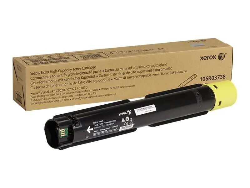Xerox VersaLink C7020/C7025/C7030 Amarillo Tóner Original - 106R03738