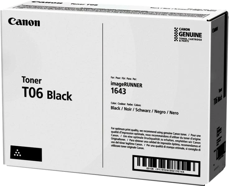 Canon T06 Negro Tóner Original - 3526C002
