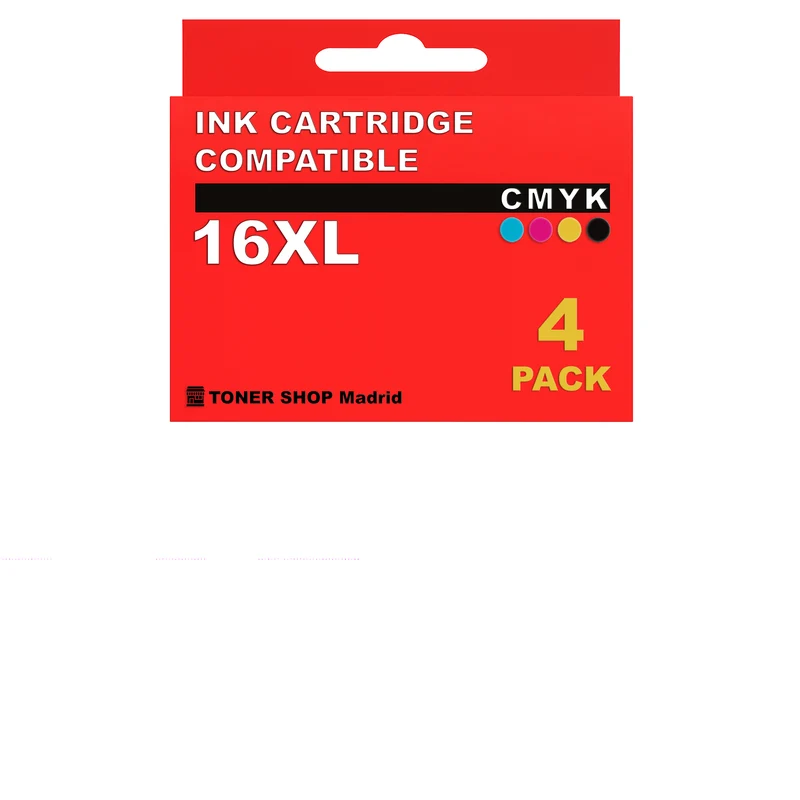 BDink Cartuchos Tinta Compatible Epson 16XL CMYK (Pack 4)