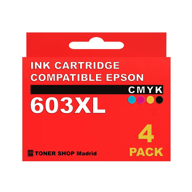 BDink Cartuchos Tinta Compatible Epson 603XL CMYK (Pack 4)