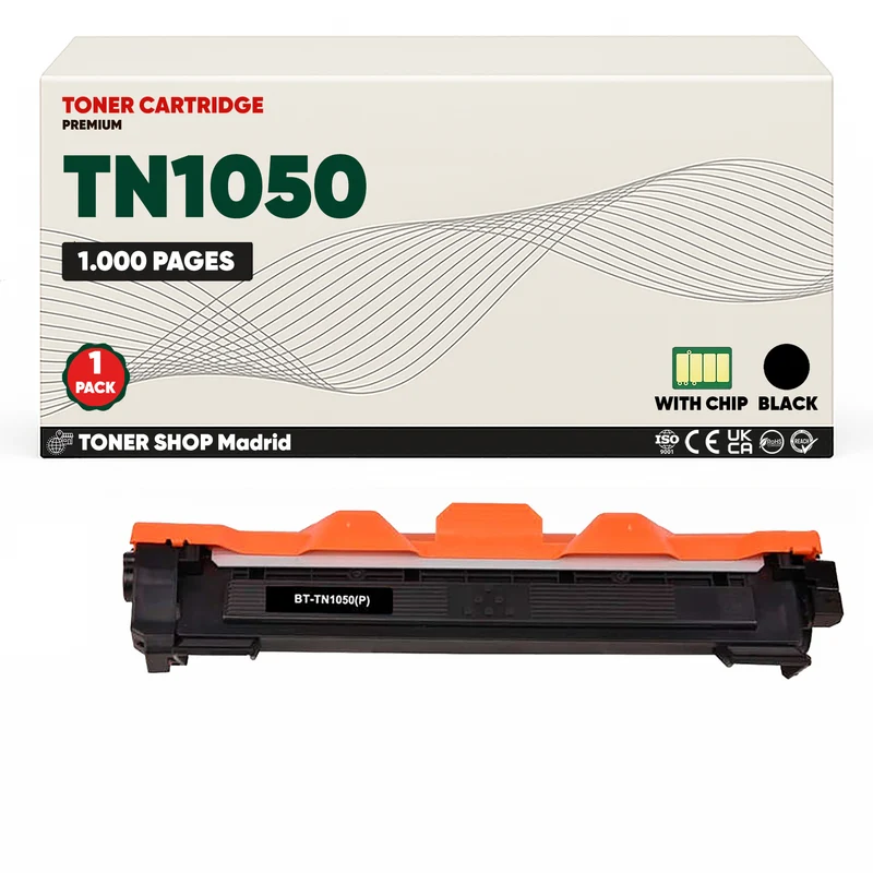 BDink Tóner Compatible Brother TN1050 Negro 1000 páginas