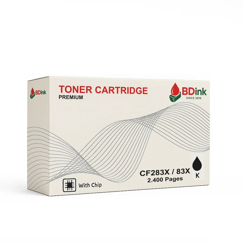 BDink Tóner CF283X 83X Compatible HP Negro con Chip para M201dw M201n M225dn M225dw | Rendimiento 2.400 páginas por unidad, impresión precisa y entrega rápida