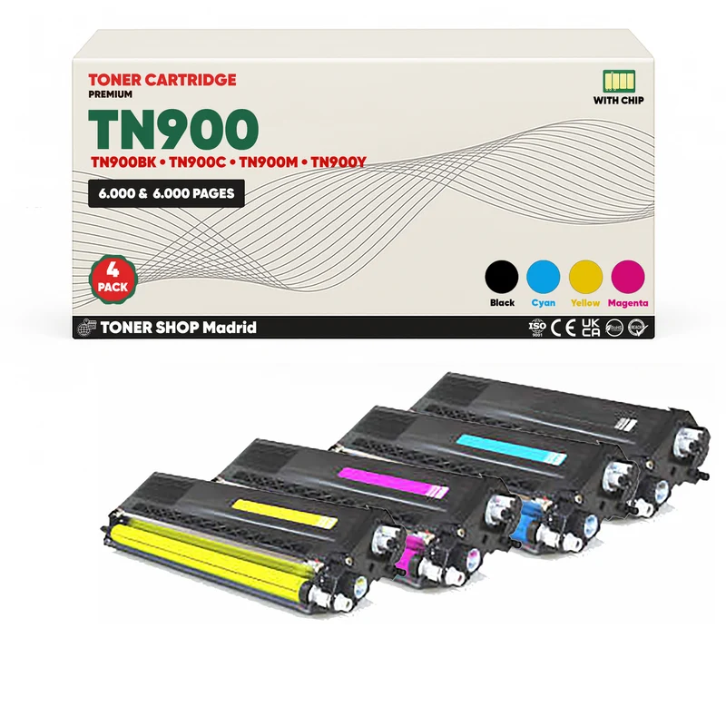 BDink Tóner Compatible Brother TN900 CMYK - Pack 4
