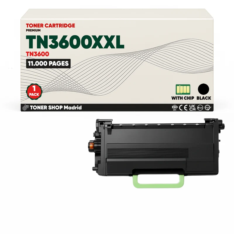 BDink Tóner Compatible Brother TN3600XXL Negro