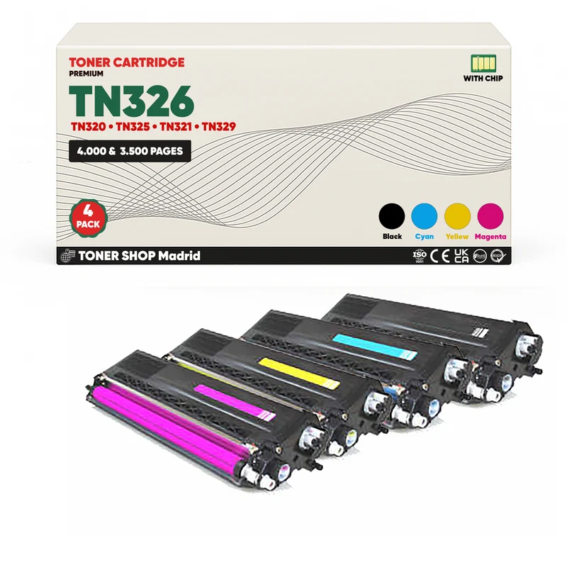 BDink Tóner Compatible Brother TN320 / TN321 / TN326 CMYK (Pack 4)