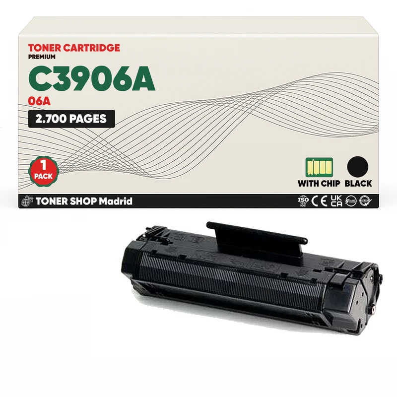 BDink Cartucho Tóner Compatible HP C3906A Negro (Pack 1)