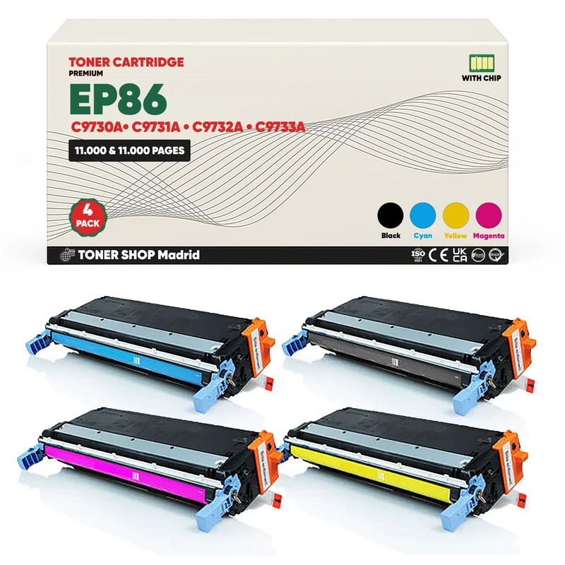 BDink Cartuchos Toner Compatible Canon EP-86 (CMYK 4 pack)