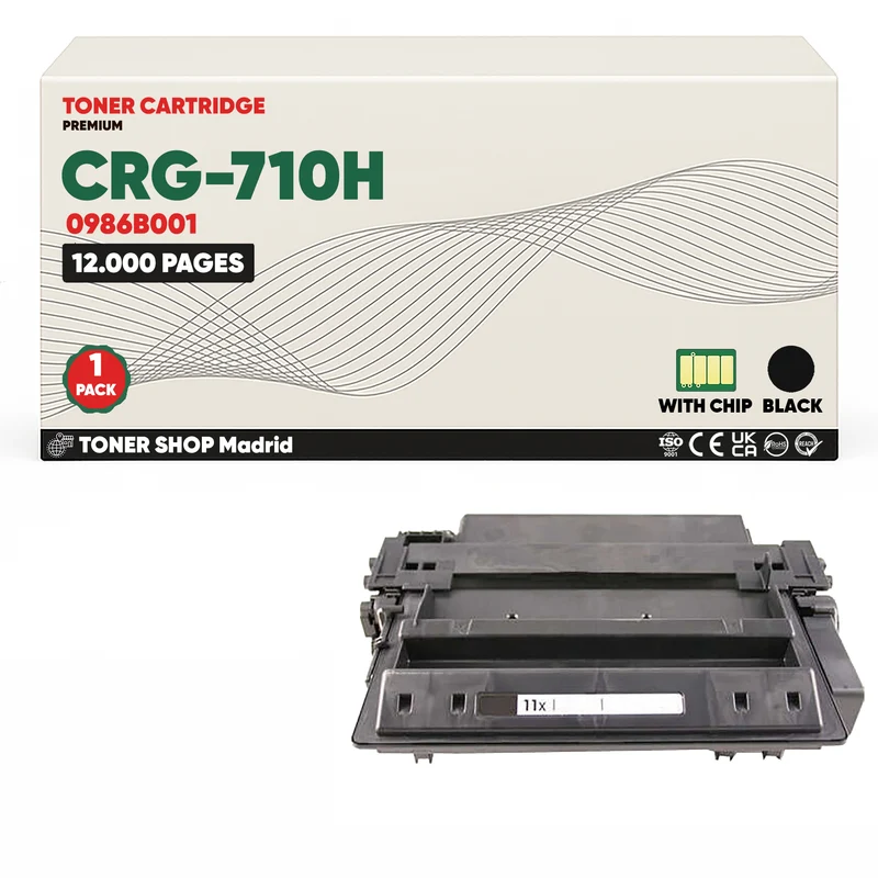 BDink Cartucho Tóner Compatible Canon 710H Negro