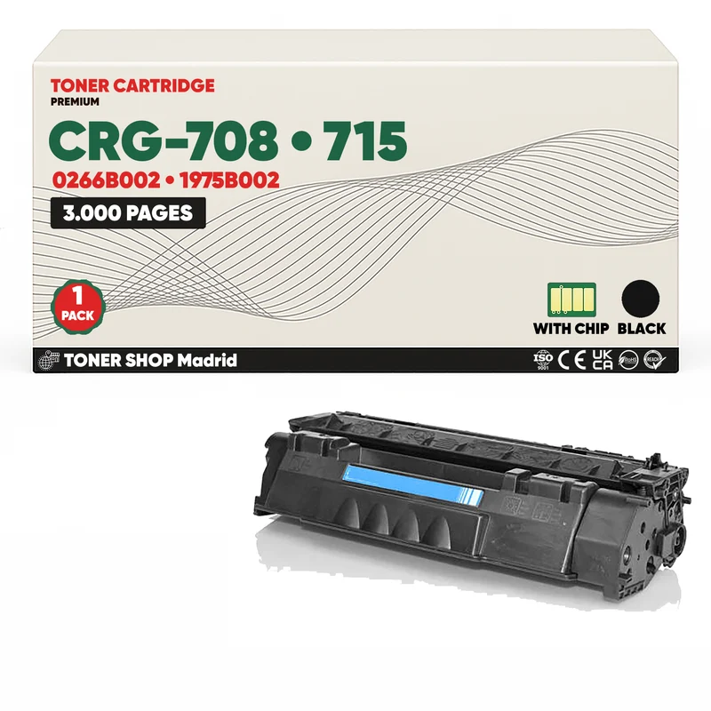 BDink Cartucho Tóner Compatible Canon 708/715 Negro