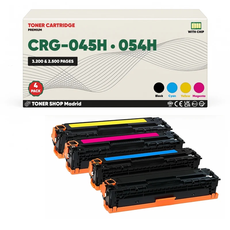 BDink Tóner Compatible Canon 045H/054H (CMYK Pack 4)