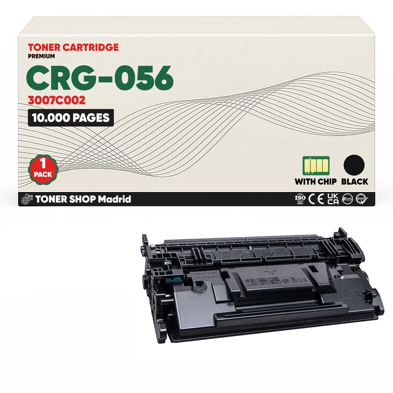 BDink Cartucho Tóner Compatible Canon 056 Negro