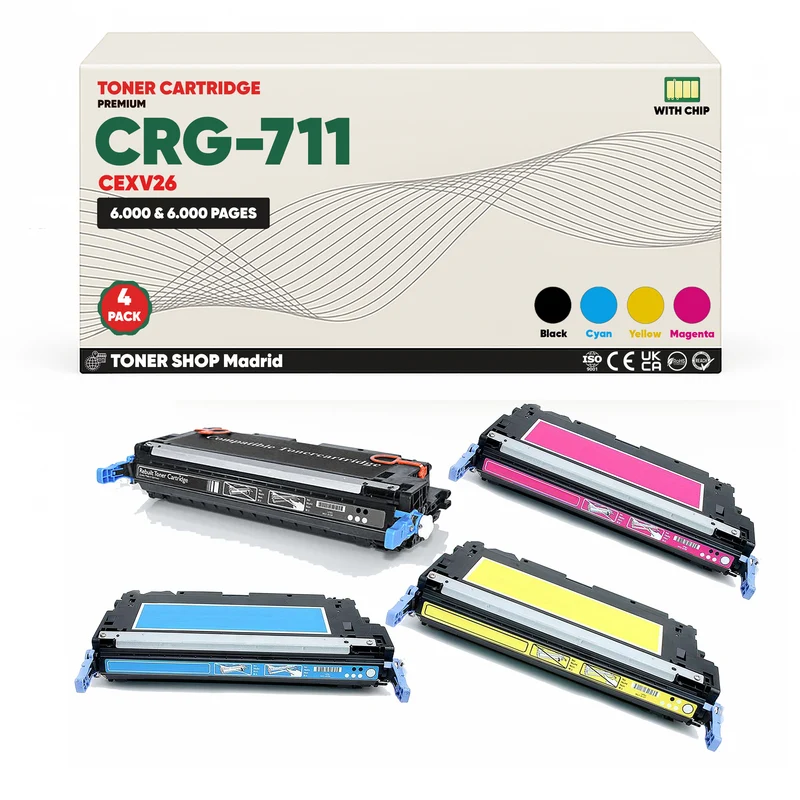 BDink Tóner Compatible Canon 711/CEXV26 (CMYK Pack 4)