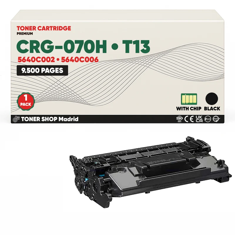 BDink Cartucho Tóner Compatible Canon 070H/T13 Negro