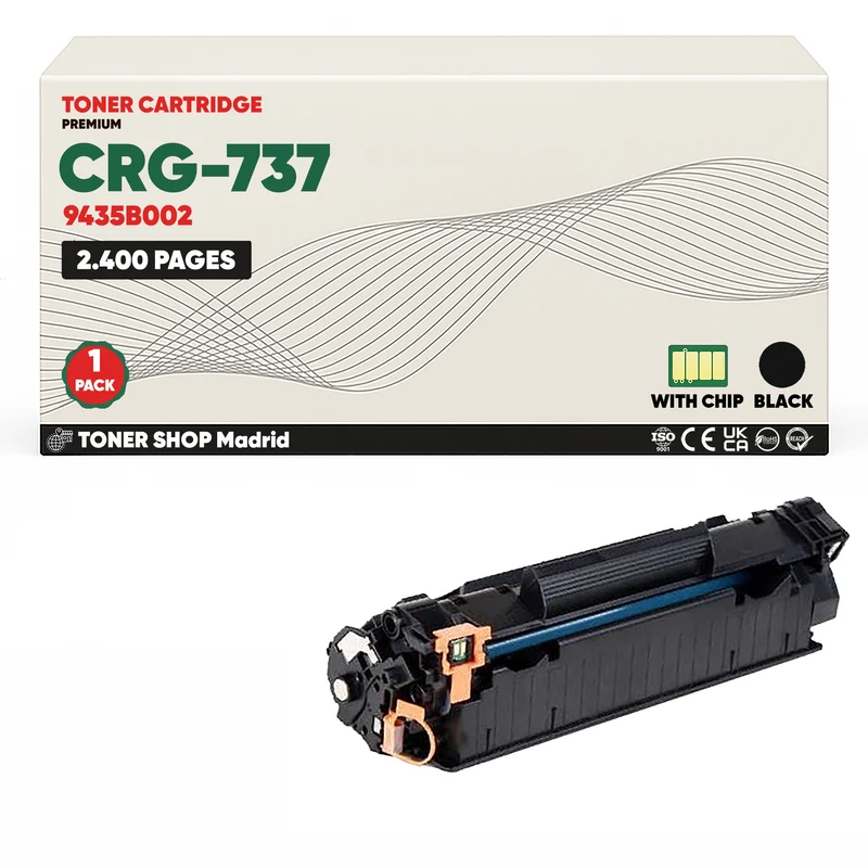 BDink Cartucho Tóner Compatible Canon 737 Negro
