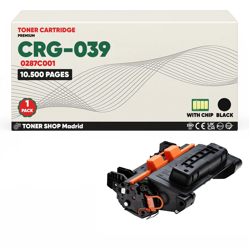 BDink Cartucho Tóner Compatible Canon 039H Negro