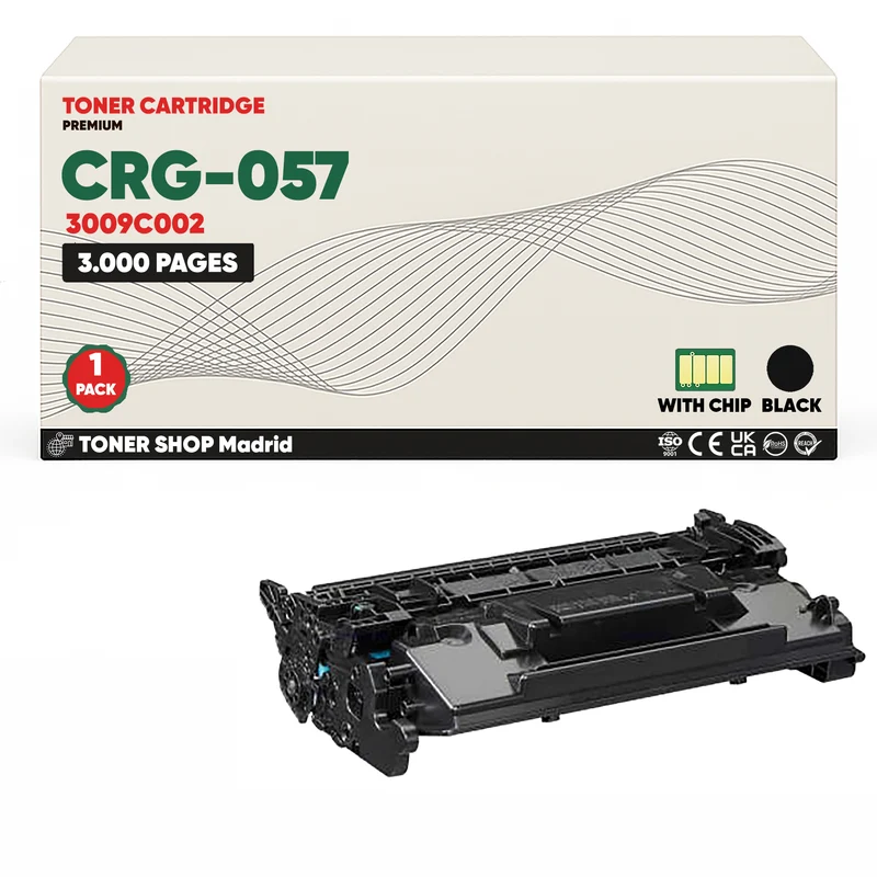 BDink Cartucho Tóner Compatible Canon 057 Negro