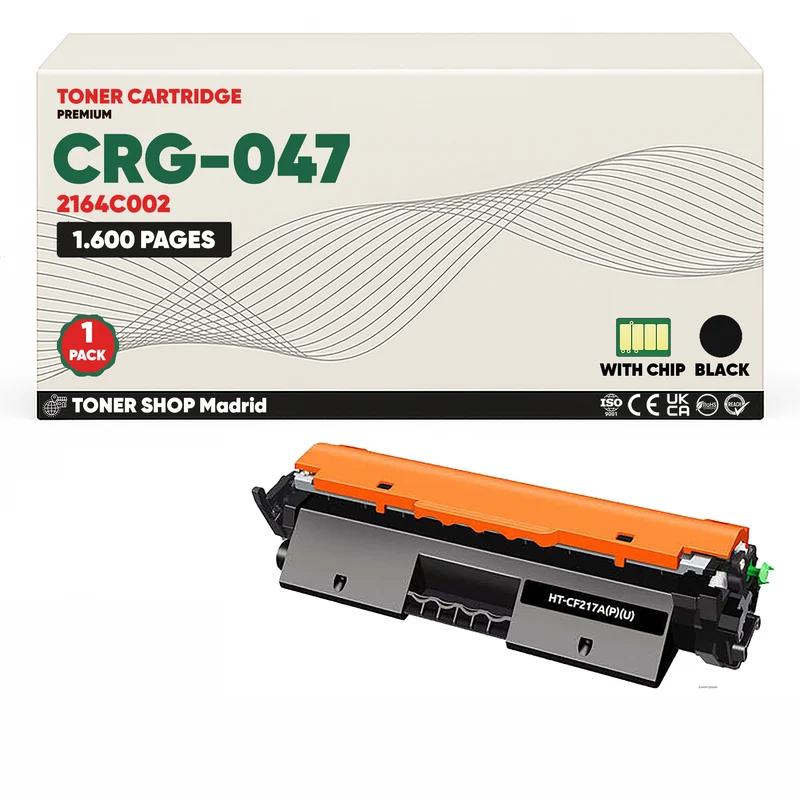 BDink Cartucho Tóner Compatible Canon 047 Negro