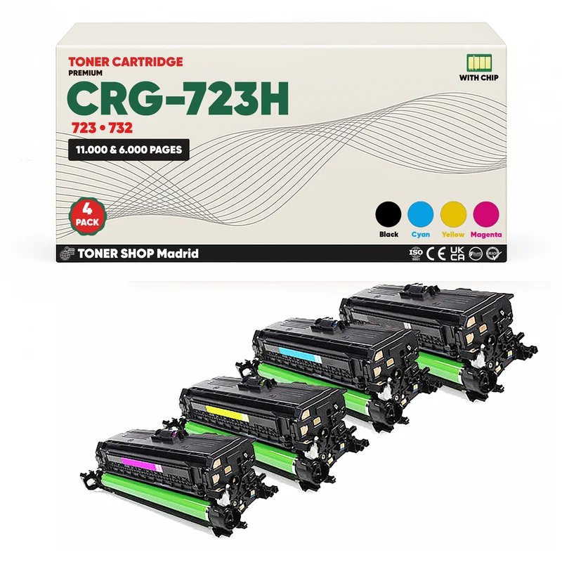 BDink Tóner Compatible Canon 723H/732H (CMYK Pack 4)